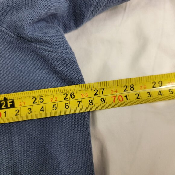 LL Bean Mens XXL Reg Traditional Fit Polo Shirt Dark Blue Short Sleeve Work - Picture 5 of 7